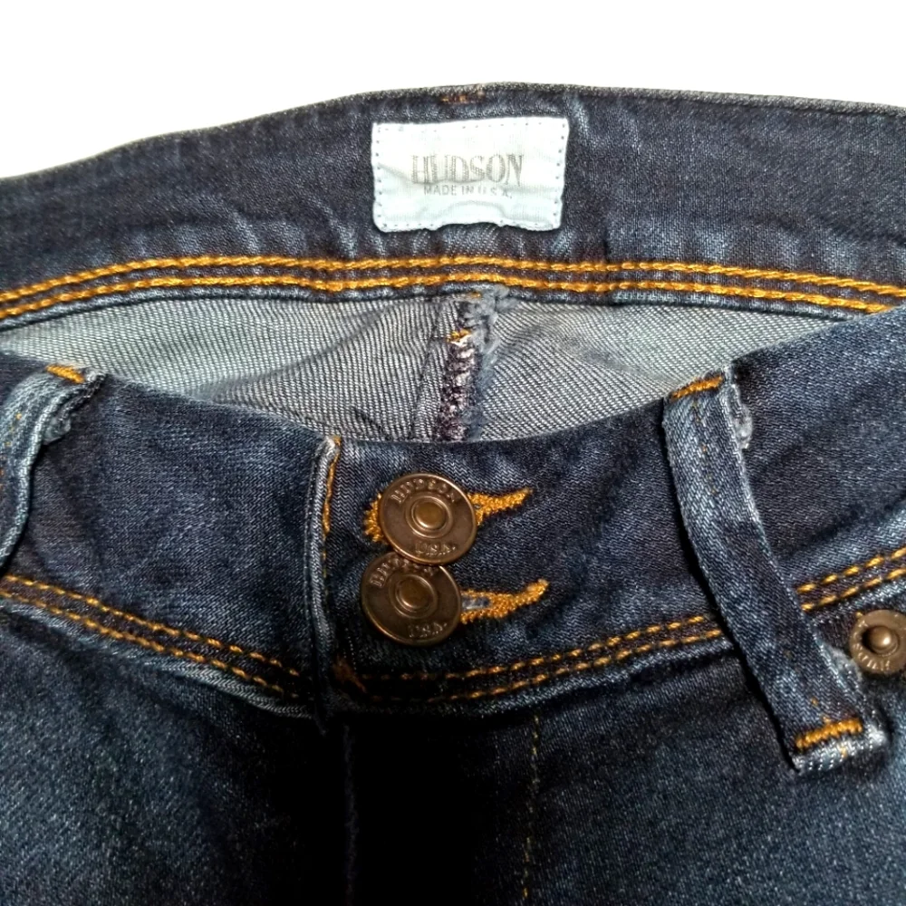 Hudson Jeans $209 Retail Collin Flap Skinny Ankle Jeans sz 27, PRICE REDUCED! - Picture 6 of 14